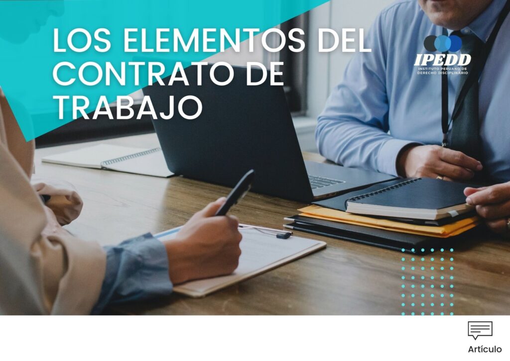 FABIO LOS ELEMENTOS DEL CONTRATO DE TRABAJO