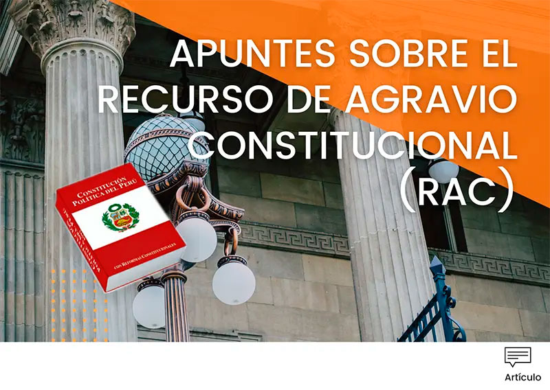 FABIO OLIVARES APUNTES SOBRE EL RECURSO DE AGRAVIO CONSTITUCIONAL RAC