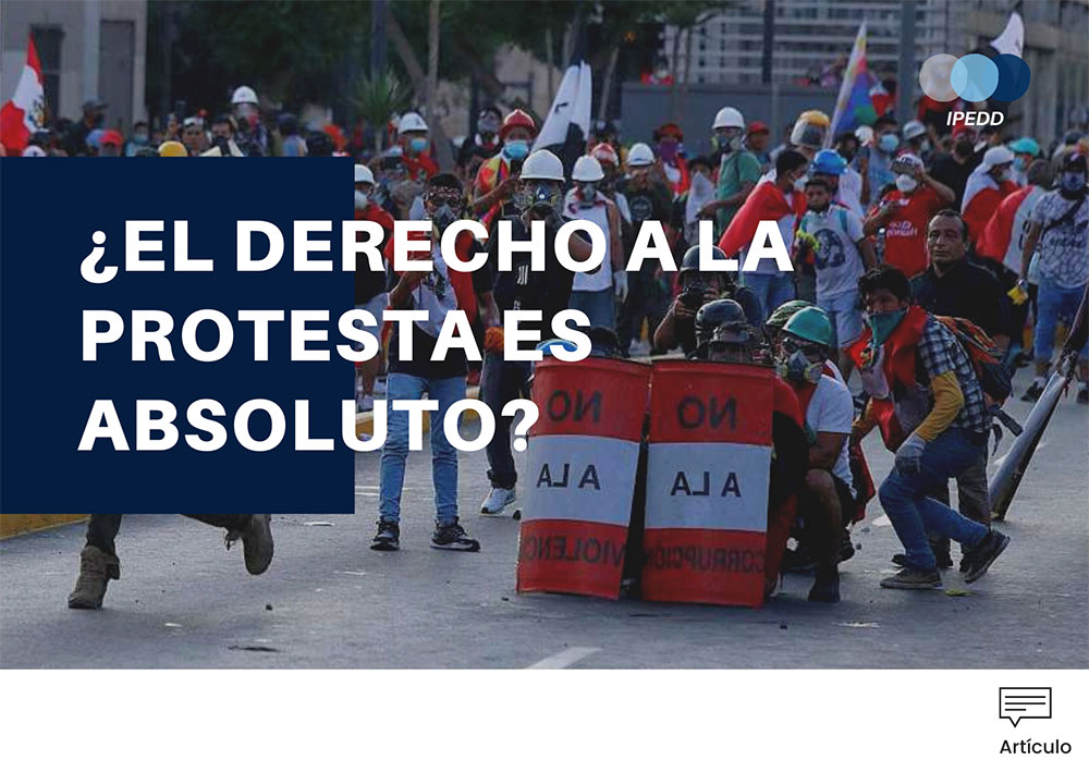¿EL DERECHO A LA PROTESTA EL ABSOLUTO